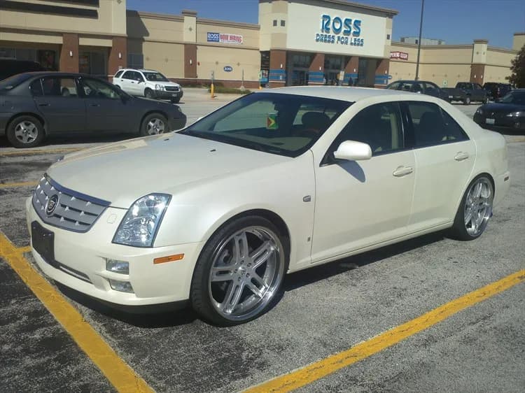 2007 Cadillac STS - B1n2fra's Garage B1n2fra's custom 2007 Cadillac STS build at CarCultureHQ